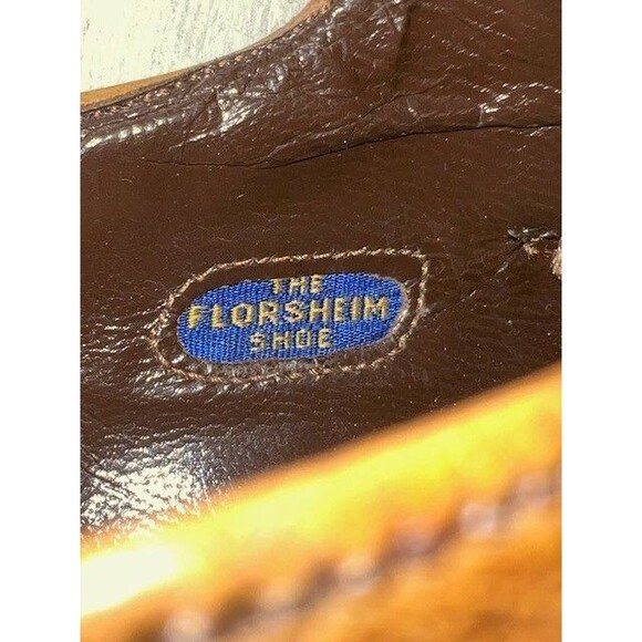 Vintage Florsheim Walnut Loafers Bike Toe 31285 Very Good Condition main image 7